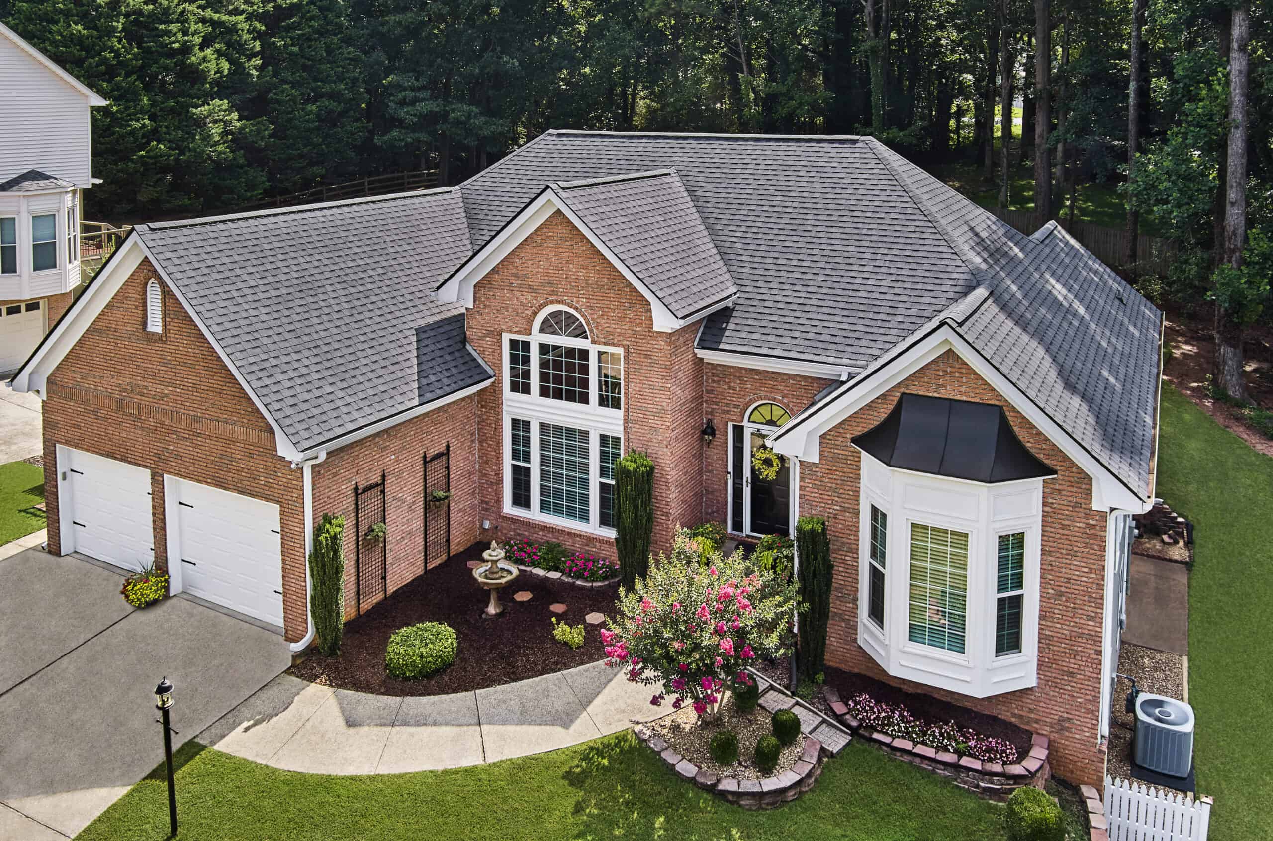 New roof installation in Guilford Hills after insurance approval