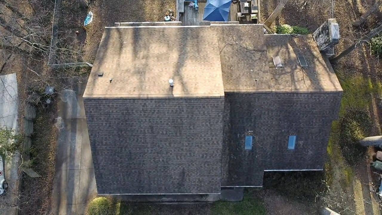 Roof assessment in Greensboro neighborhood