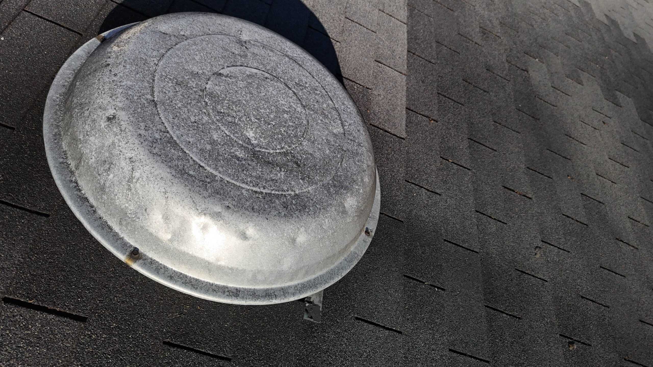 Roof inspection documenting storm damage in the Piedmont Triad